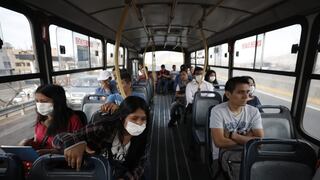 COVID-19: buses de transporte público de Lima y Callao solo podrán trasladar al 100% de pasajeros sentados
