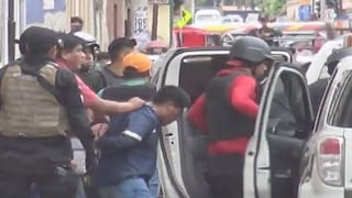 Seis delincuentes peruanos fueron detenidos tras intentar robar banco en Bolivia (VIDEO)