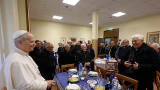 Papa León XIV almorzó con sus amigos obispos del Perú