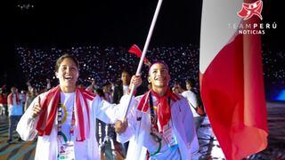 Orgullo: el equipo de Perú se lució en el desfile por la inauguración de los Juegos Suramericanos