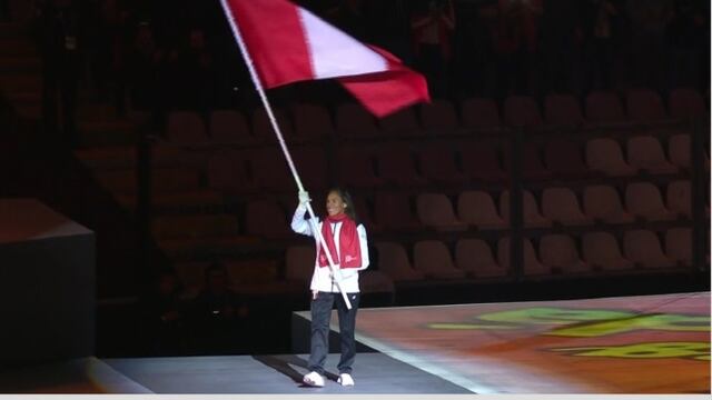 Así fue ovacionada Gladys Tejeda al salir con la bandera peruana en los Panamericanos 2019