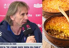 Ricardo Gareca se desvive en elogios hacia la comida chilena: “Mi corazón está en Chile”