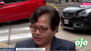 Impiden ingresar a exprocuradora María Caruajulca a la PGE pese a orden judicial de reposición (VIDEO)