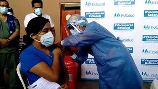 Áncash: 106 trabajadores de EsSalud recibieron segunda dosis de vacuna Sinopharm 
