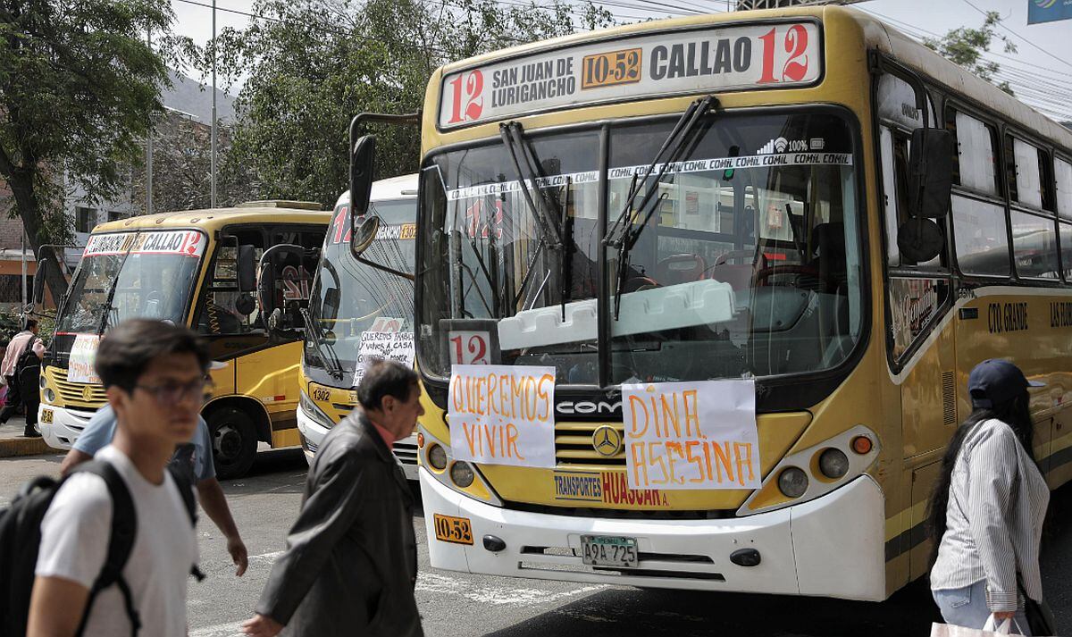 Un nuevo paro de transportistas es acatado este lunes 6 de octubre, luego del asesinato de un chofer de transporte público el último fin de semana | Foto: El Comercio