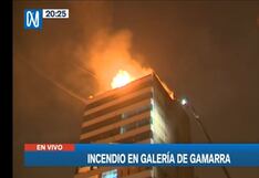 La Victoria: se registró incendio en edificio multifamiliar en Gamarra