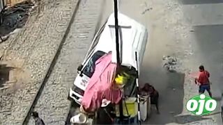 Ate: cúster sin frenos embiste a mujer y termina detenida en vía del tren