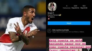 Instagram: Sergio Peña denuncia que usaron su nombre para crear cuenta falsa | FOTO