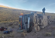Despiste de bus deja un muerto y 20 heridos en Arequipa