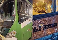 Chofer de bus de la línea 73 se salva de milagro al rozarle bala de extorsionadores