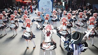 Hermosas chinitas deslumbran como cosplayers durante convención de animes y juegos
