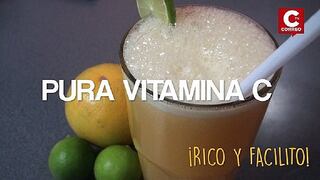 ¡Qué rico!: Pura vitamina C ideal para evitar la gripe [VIDEO]