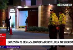 Lince: Lanzan granada en puerta de un hostal y deja tres heridos (VIDEO)