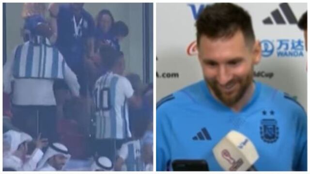 La reacción de Lionel Messi al ver a Antonela e hijos que se hizo viral | VIDEO