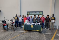 Ocho miembros de la banda “los bravos del cono norte” caen en su guarida en Ancón