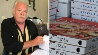 El hombre que es acosado con pizzas: las recibe desde hace 9 años, pero él no las pide