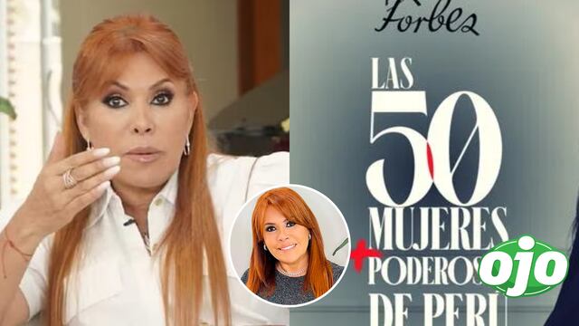 Magaly tras saber que no está en el ranking de mujeres más poderosas de Perú: “¡Cumplo todos los requisitos!”