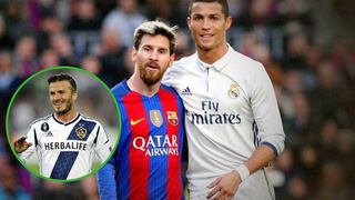 David Beckham pretende a Cristiano Ronaldo y Lionel Messi para su nuevo club