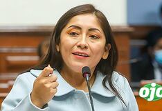 Kelly Portalatino apoya aumento de asignación: “como Congreso bicentenario estamos trabajando”