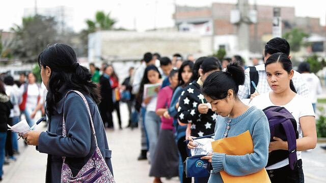 Empleo adecuado se redujo en más de 11% en jóvenes de Lima Metropolitana