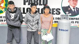 Venezolana y su enamorado son detenidos luego de robar balón de gas en SMP 