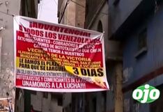 Aparecen carteles contra extorsionadores para que se retiren de La Victoria (VIDEO)