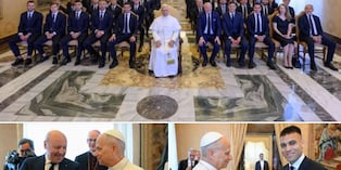 Papa Léon recibió a los campeones del fútbol italiano