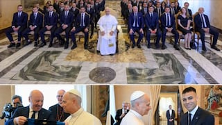 Papa Léon recibió a los campeones del fútbol italiano