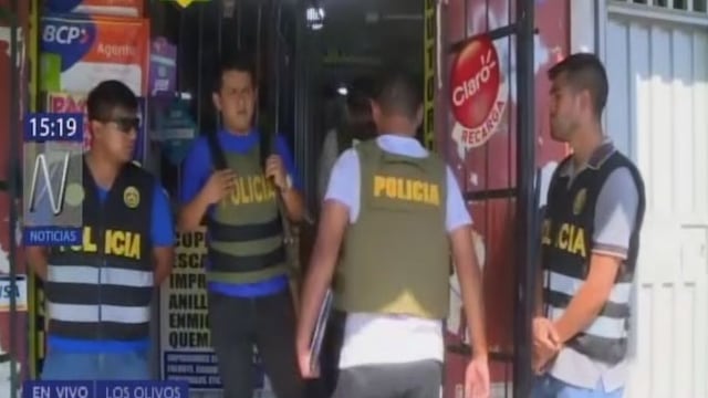 Los Olivos: Detienen a tres delincuentes que pretendían asaltar agente bancario | VIDEO