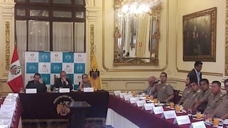 Alcalde de Lima instala el Comité de Seguridad Ciudadana del Cercado
