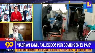 Coronavirus en Perú: Víctimas mortales estarían bordeando los 43 mil, según el doctor César Cárcamo | VIDEO