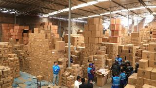 Lima: autoridades intervienen almacén clandestino con 100 toneladas de juguetes en Barrios Altos