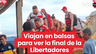 Brasileños llegan por aire, río y tierra para la final de la Copa Libertadores