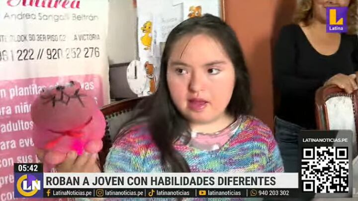 Roban a joven con habilidades diferentes. Foto: Latina