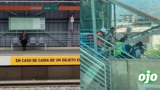 San Juan del Lurigancho: Mujer cayó a las rieles del tren de la Línea 1 en la estación Los Postes 