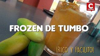 ¡Qué rico!: Frozen de tumbo, una bebida que refrescará a todos [VIDEO]