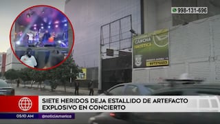 SJM: artefacto explosivo detonó durante concierto en cancha deportiva y dejó siete heridos | VIDEO