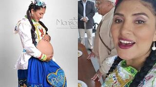 La "Chola Puca" dio a luz y comparte tierna fotografía dando de lactar a su primer bebé 