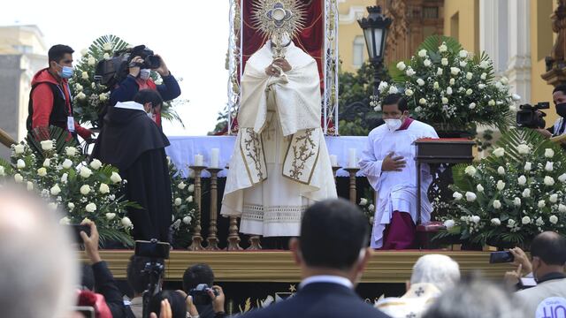 Arzobispado celebra el Corpus Christi luego de más de dos años de pandemia | FOTOS