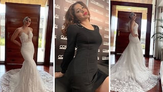 Lesly Castillo responde a usuaria que cuestionó fotos de novia sola y sin su esposo