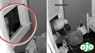 Hombre ingresa a cuarto de dos niñas mientras duermen y hace lo inesperado | VIDEO
