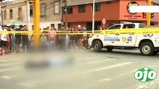 Hombre fallece tras ser atropellado por un bus de transporte público en La Victoria (VIDEO)