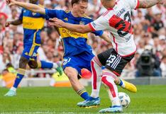 River Plate y Boca Juniors empatan 1-1 en partido en que le hacen sombrerito a Luis Advíncula
