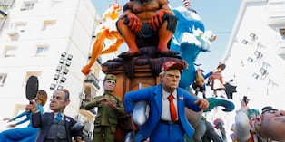 Benjamin Netanyahu, Vladímir Putin y Donald Trump, en ese orden, salen a las calles.