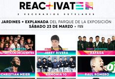 Los Auténticos Decadentes, Jerry Rivera, Armonía 10, entre otros, se presentarán en Reactívate 2024