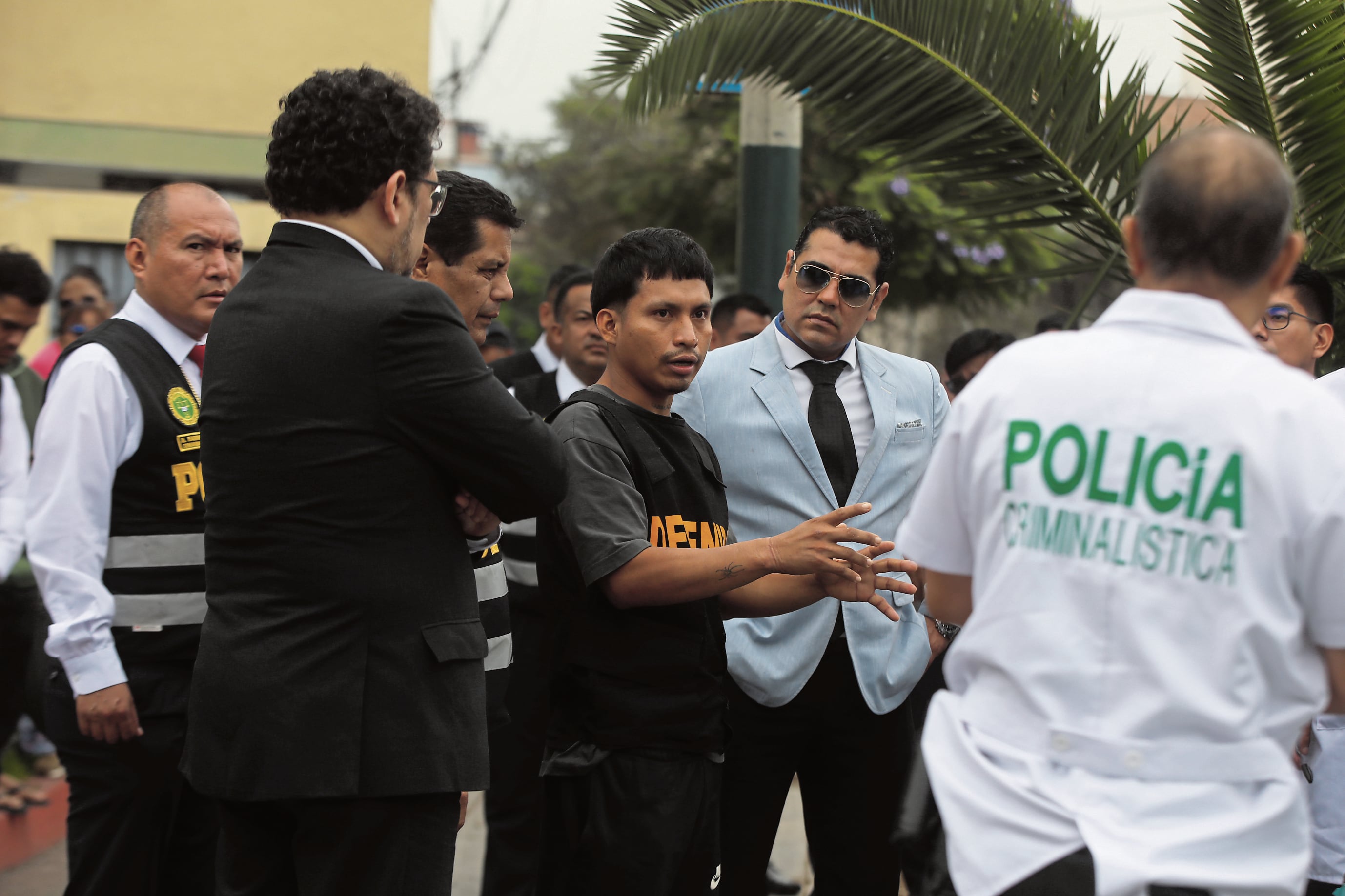 Piter Carbajal dio su versión sobre cómo mató a la joven que fue su pareja, Marializ Duende (19). Foto: Violeta Ayasta/@photo.gec