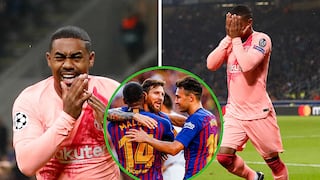 Malcom anota primer gol para el Barcelona y llora de la emoción (VIDEO)