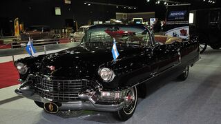 Cadillac de Perón, una joya rodante que manejó Hugo Chávez, brilla otra vez