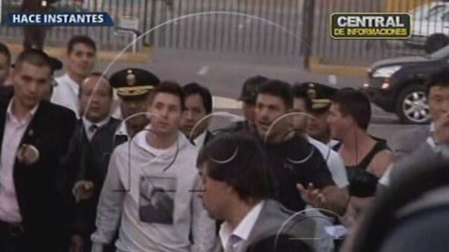 Lionel Messi llegó a Perú para encuentro deportivo 'Duelo de Gigantes' [VIDEO]