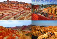 China: montañas de colores atraen a turistas de todo el mundo como cancha